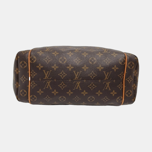 TOTALLY MM Monogram Coated Canvas Brown