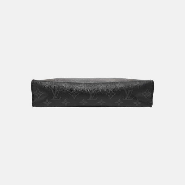 Pochette Voyag MM Monogram Coated Canvas Black