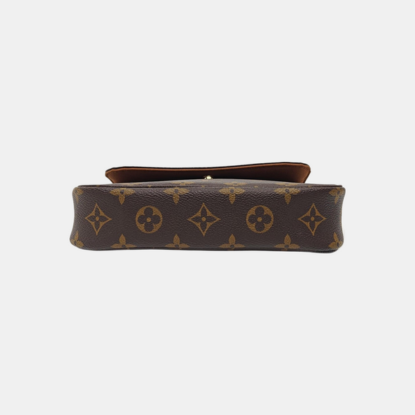 IVY Monogram Coated Canvas Brown