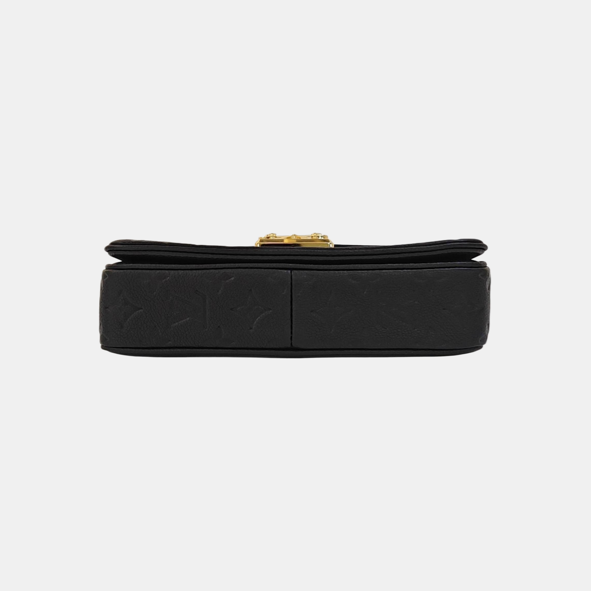 MARCEAU Monogram Calfskin Black