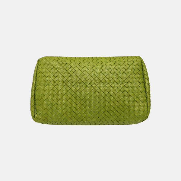 Lambskin Top Handle Bag Green