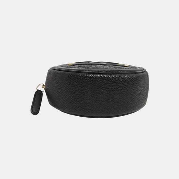 Authenticated pre-owned  FILIGREE Quilted Grained Calfskin Black - Shoulder Bag at Looply