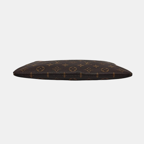 DAILY Monogram Coated Canvas Brown