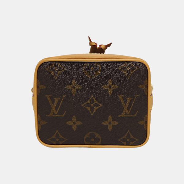 NOÉ Nano Monogram Coated Canvas Brown