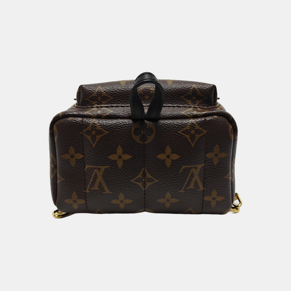 PALM SPRINGS Mini Monogram Coated Canvas Brown