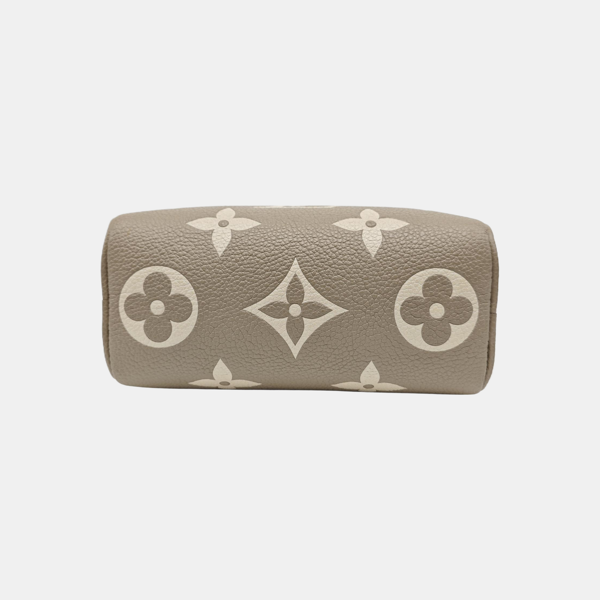 SPEEDY Nano Monogram Calfskin Gray