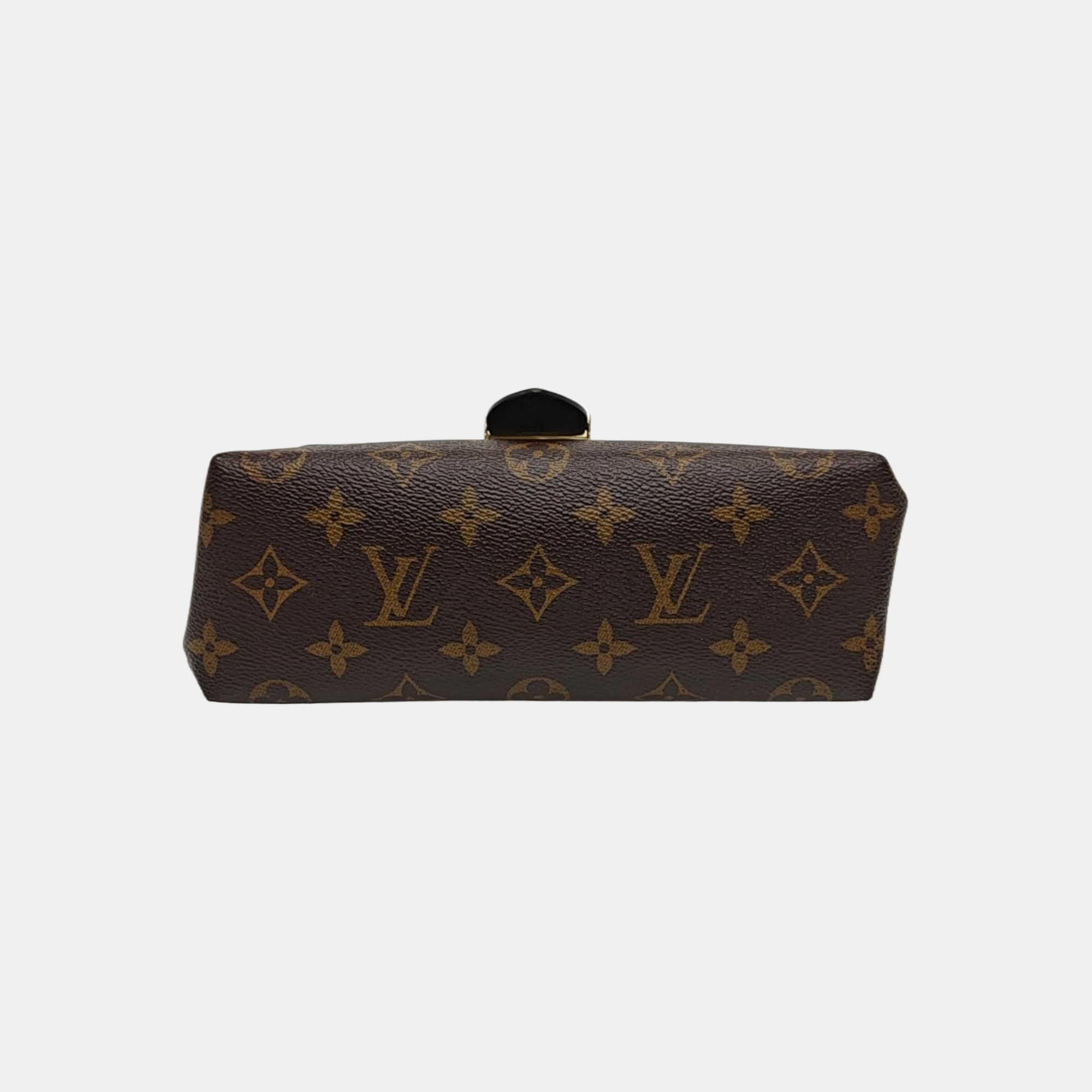 LOCKY BB Monogram Coated Canvas Brown