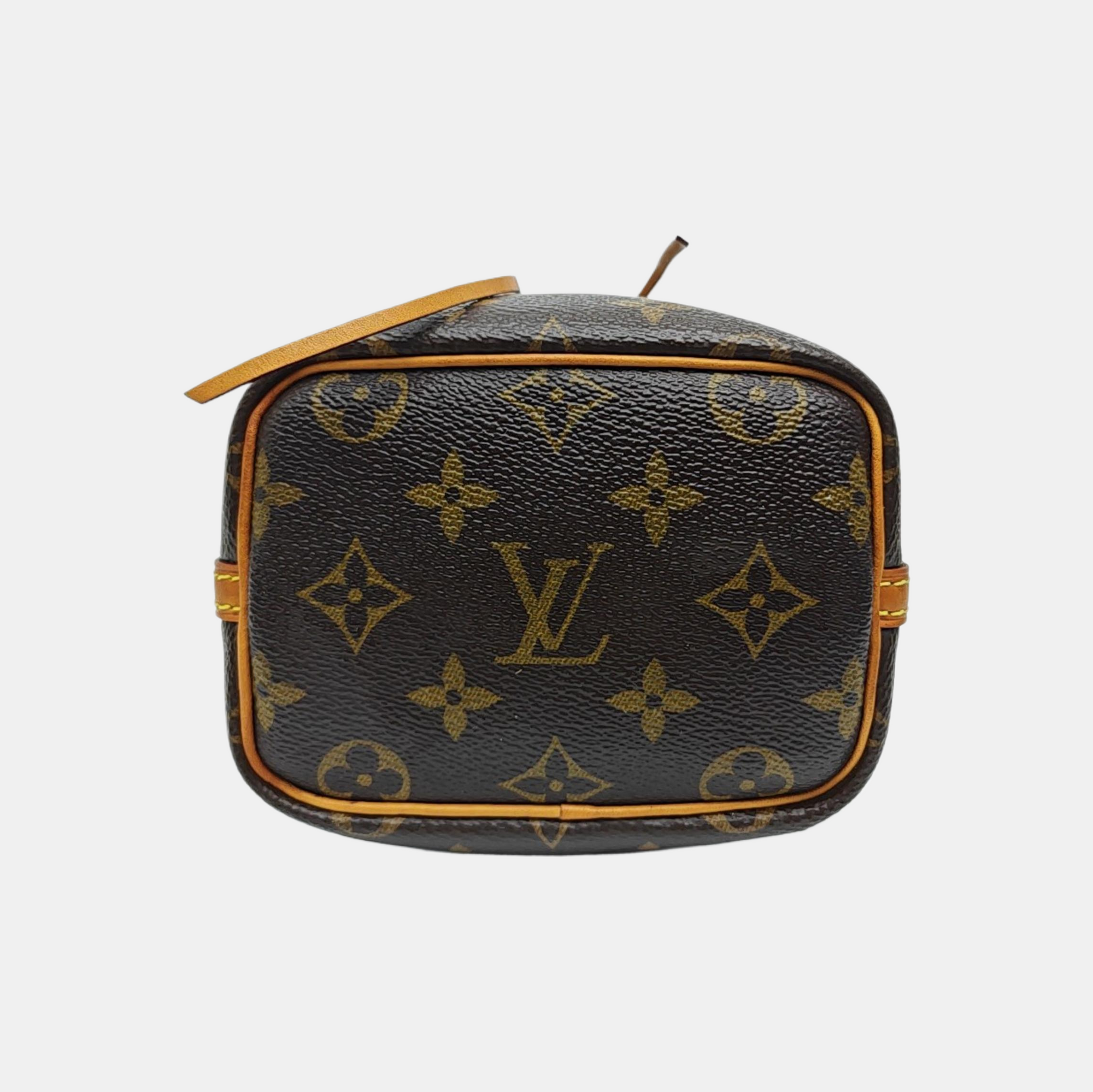 NÉONOÉ Nano Monogram Coated Canvas Brown