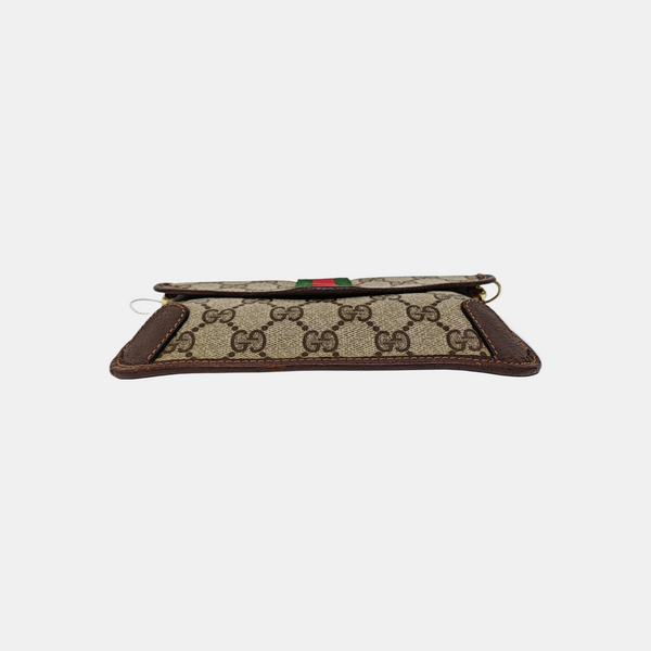 Ophidia Mini Monogram Coated Canvas Beige