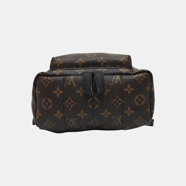 Authenticated pre-owned  PALM SPRINGS PM Monogram Coated Canvas Brown - Backpack at Looply