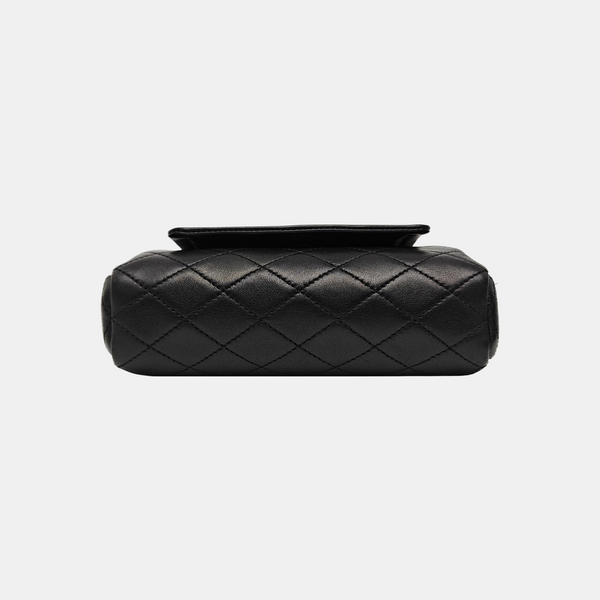 NOLITA Mini Quilted Lambskin Black