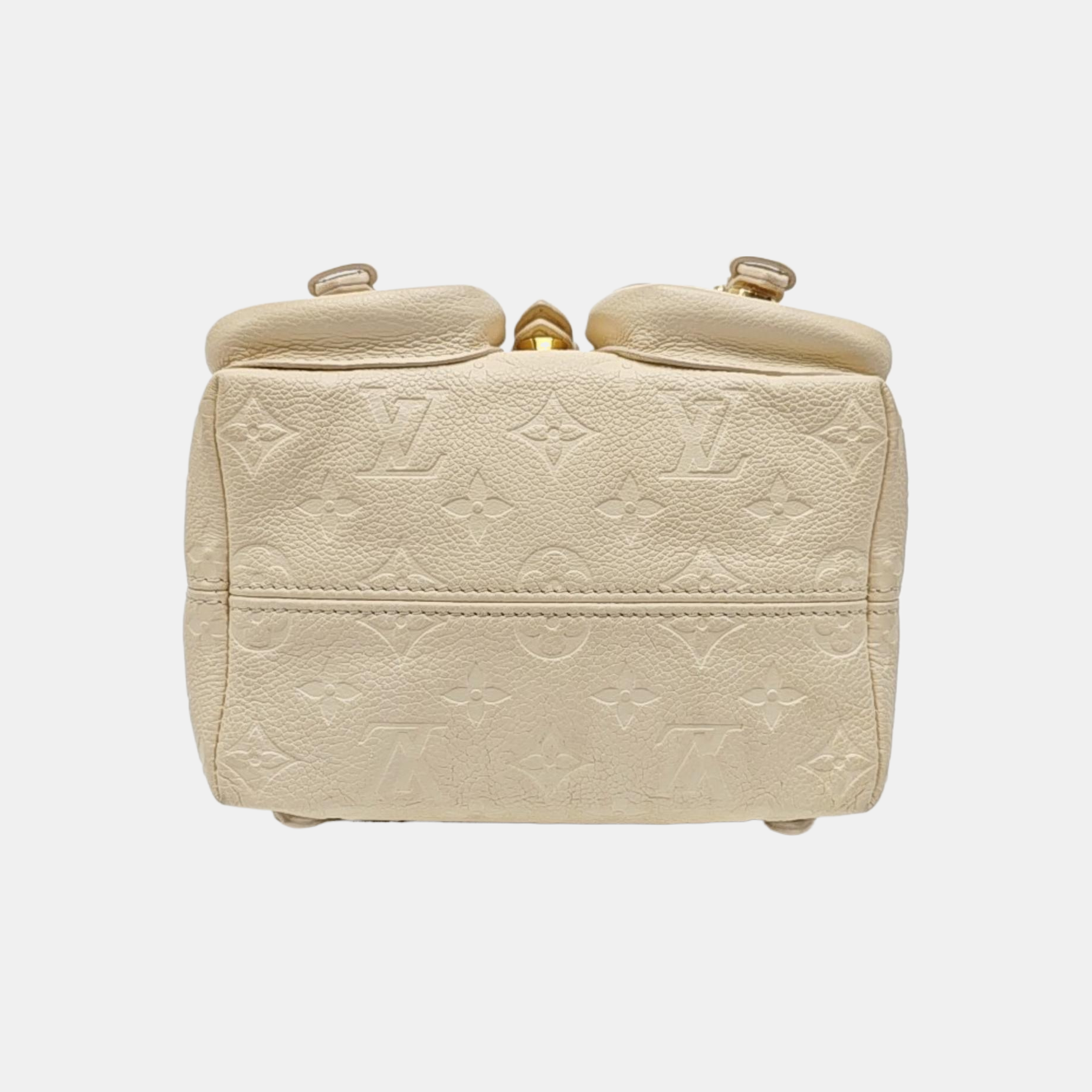 BACKUP Monogram Calfskin White
