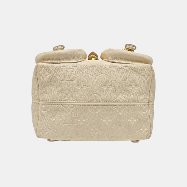 BACKUP Monogram Calfskin White