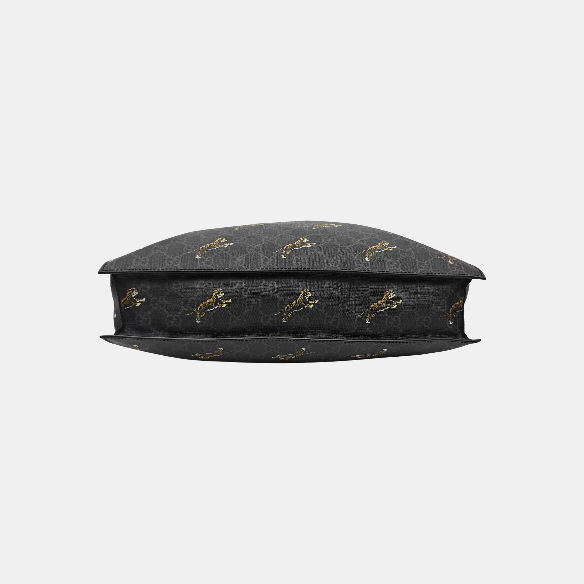 GG Supreme Monogram Coated Canvas Black