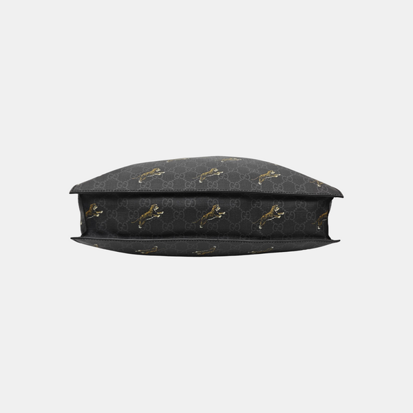 GG Supreme Monogram Coated Canvas Black