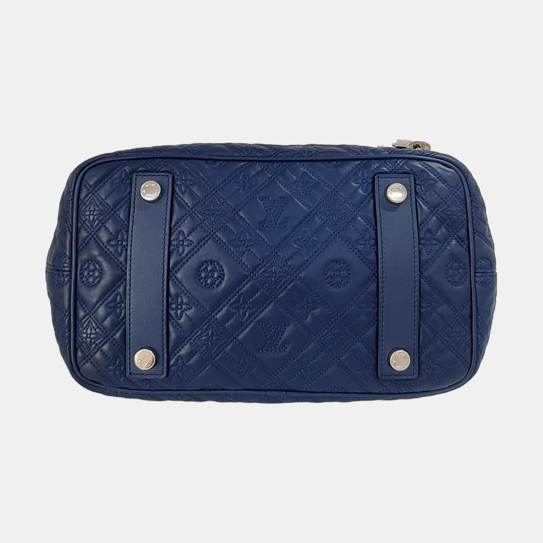 LILIA PM Monogram Calfskin Blue