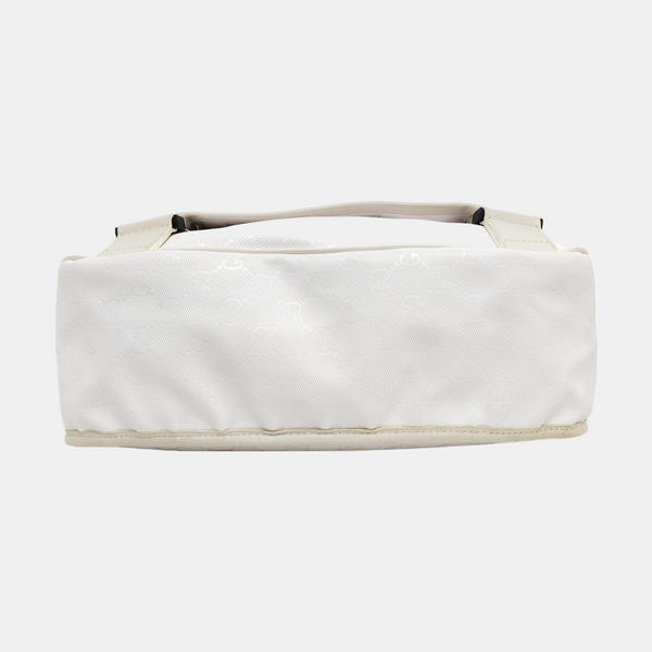 Monogram Coated Canvas White