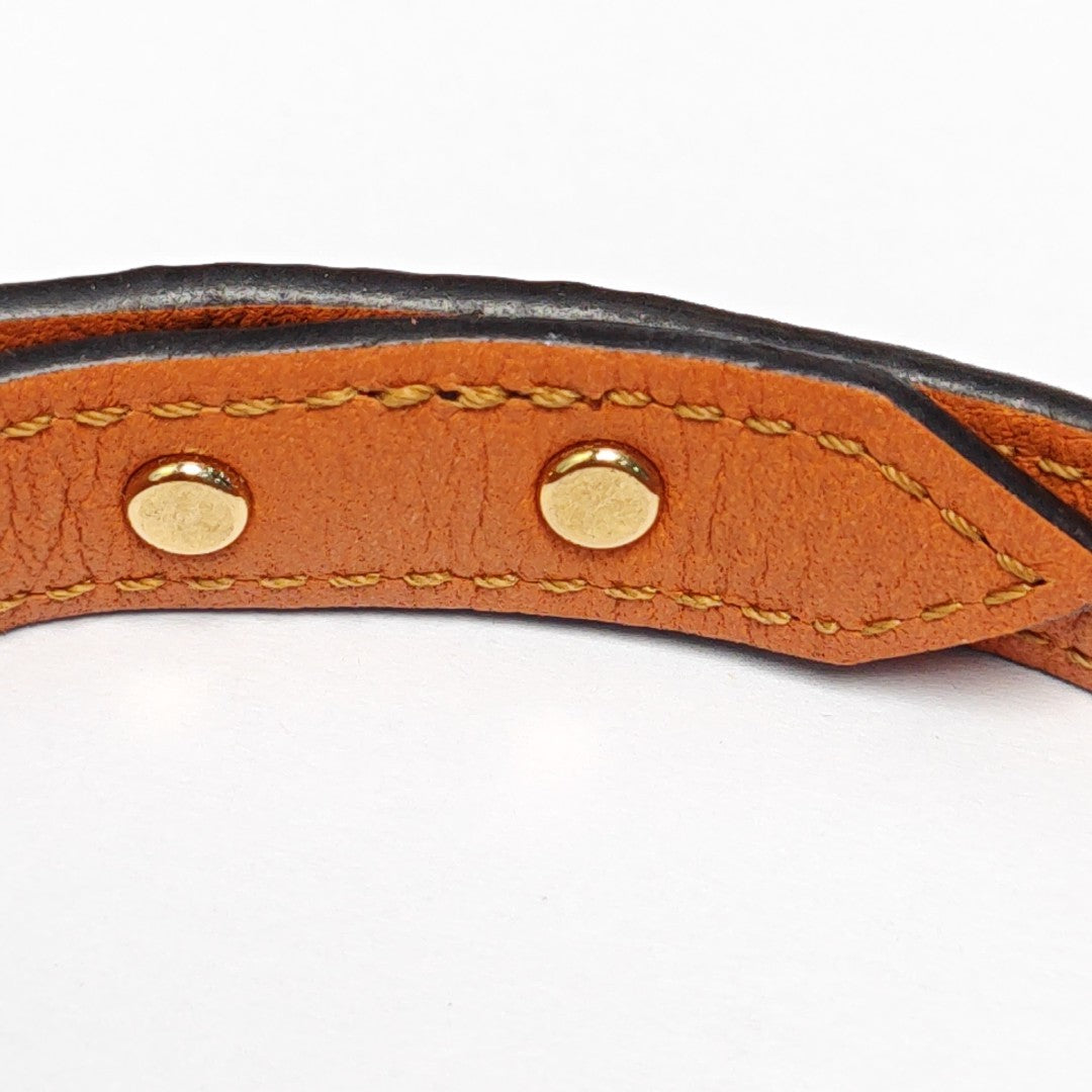 ESSENTIAL V Metal Brown Bangle