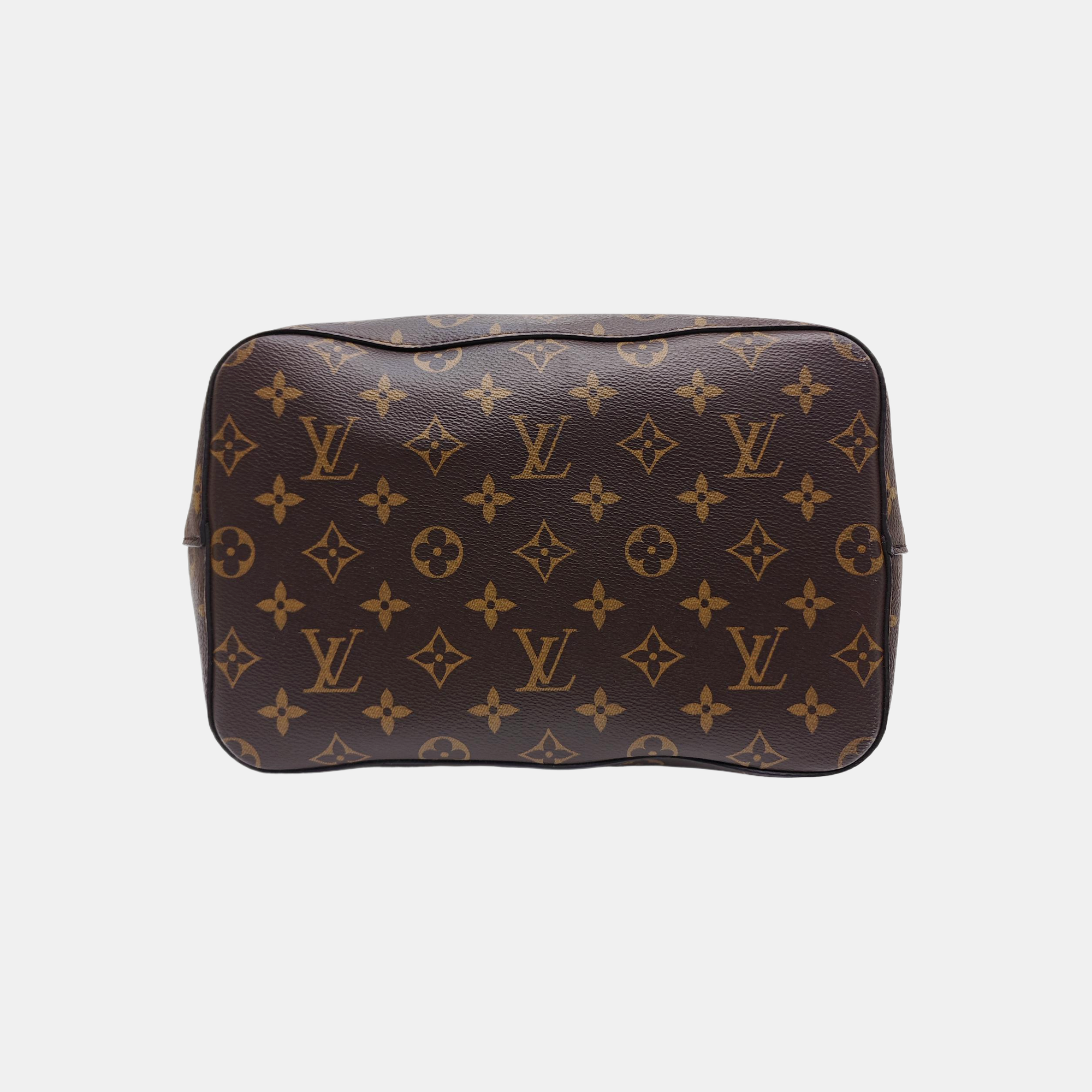 NÉONOÉ MM Monogram Coated Canvas Brown