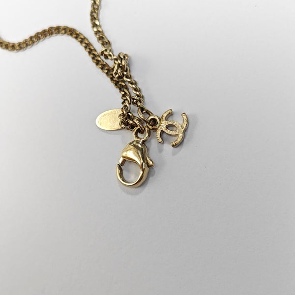 Faux Pearl Gold Necklace