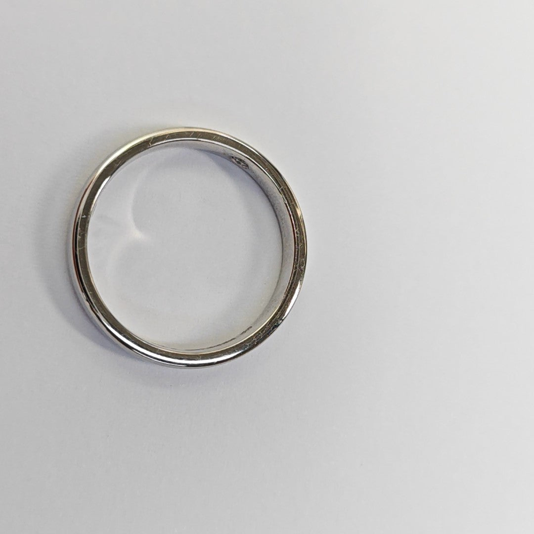LES ÉTERNELLES Platinum 950 Silver Ring EU 56