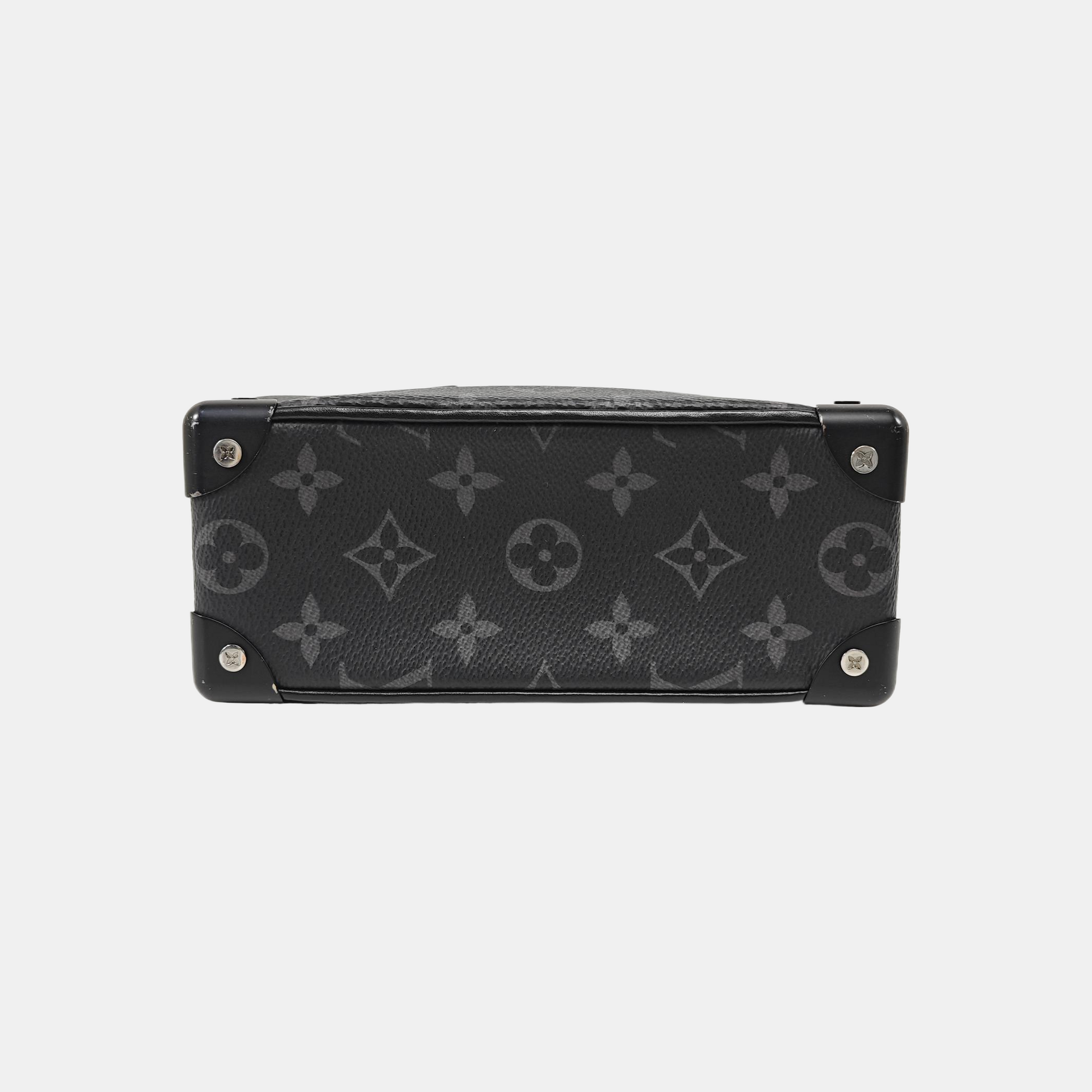 SOFT TRUNK Mini Monogram Coated Canvas Black