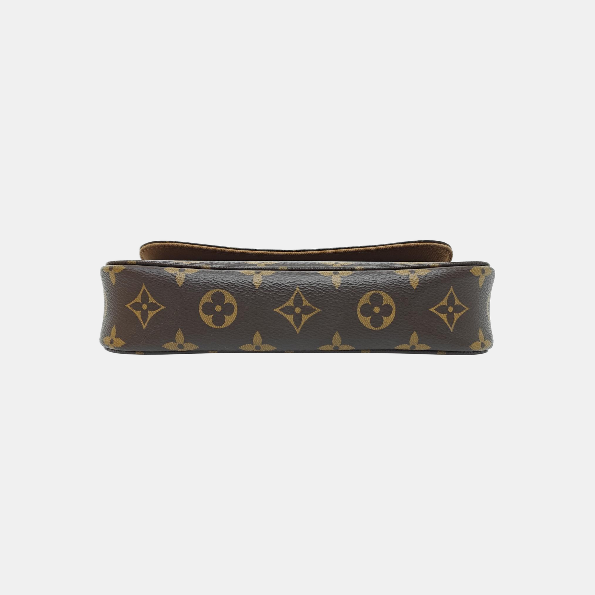 IVY Monogram Coated Canvas Brown