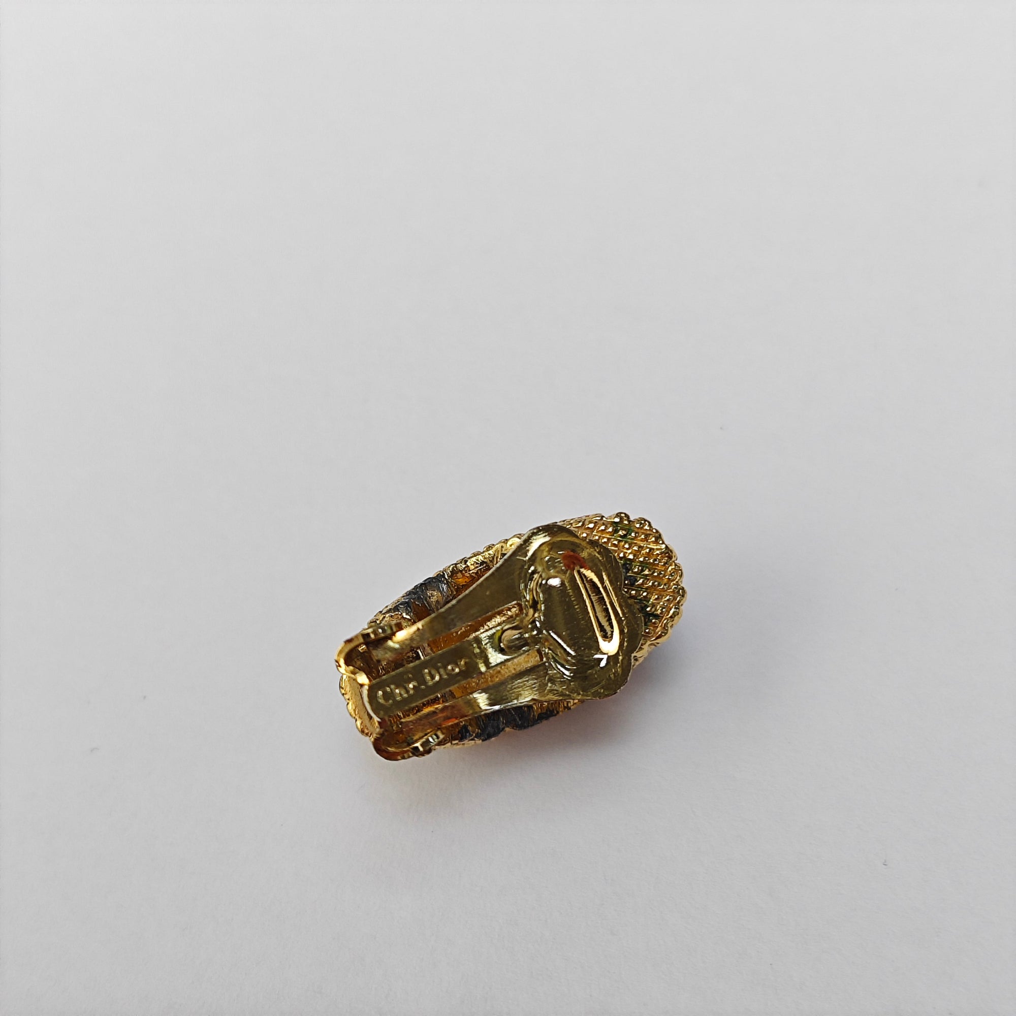 Metal Gold Clip On Earrings