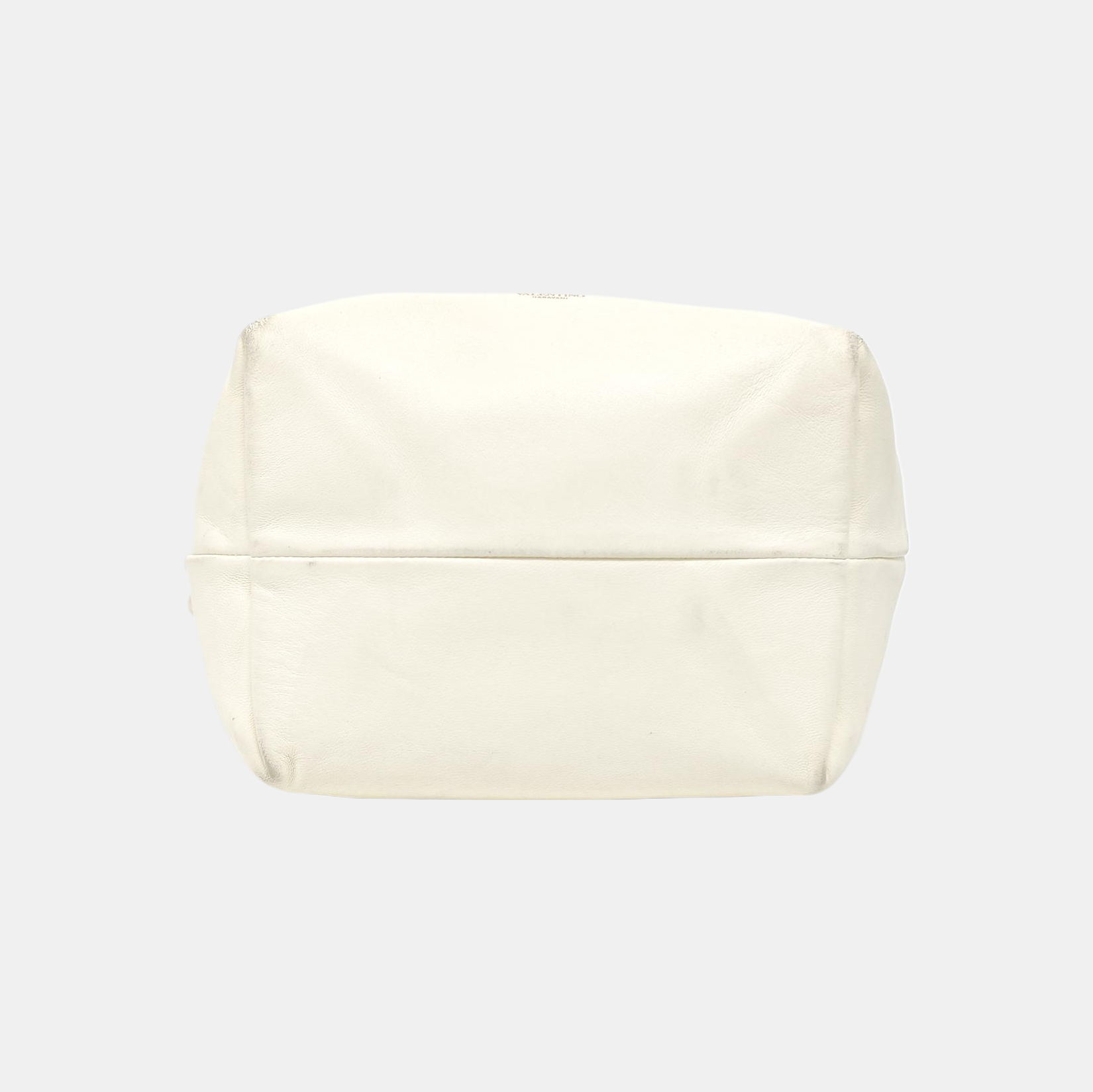 Lambskin Bucket Bag White