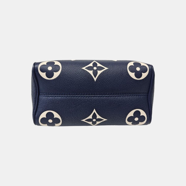 SPEEDY 20 Monogram Calfskin Blue