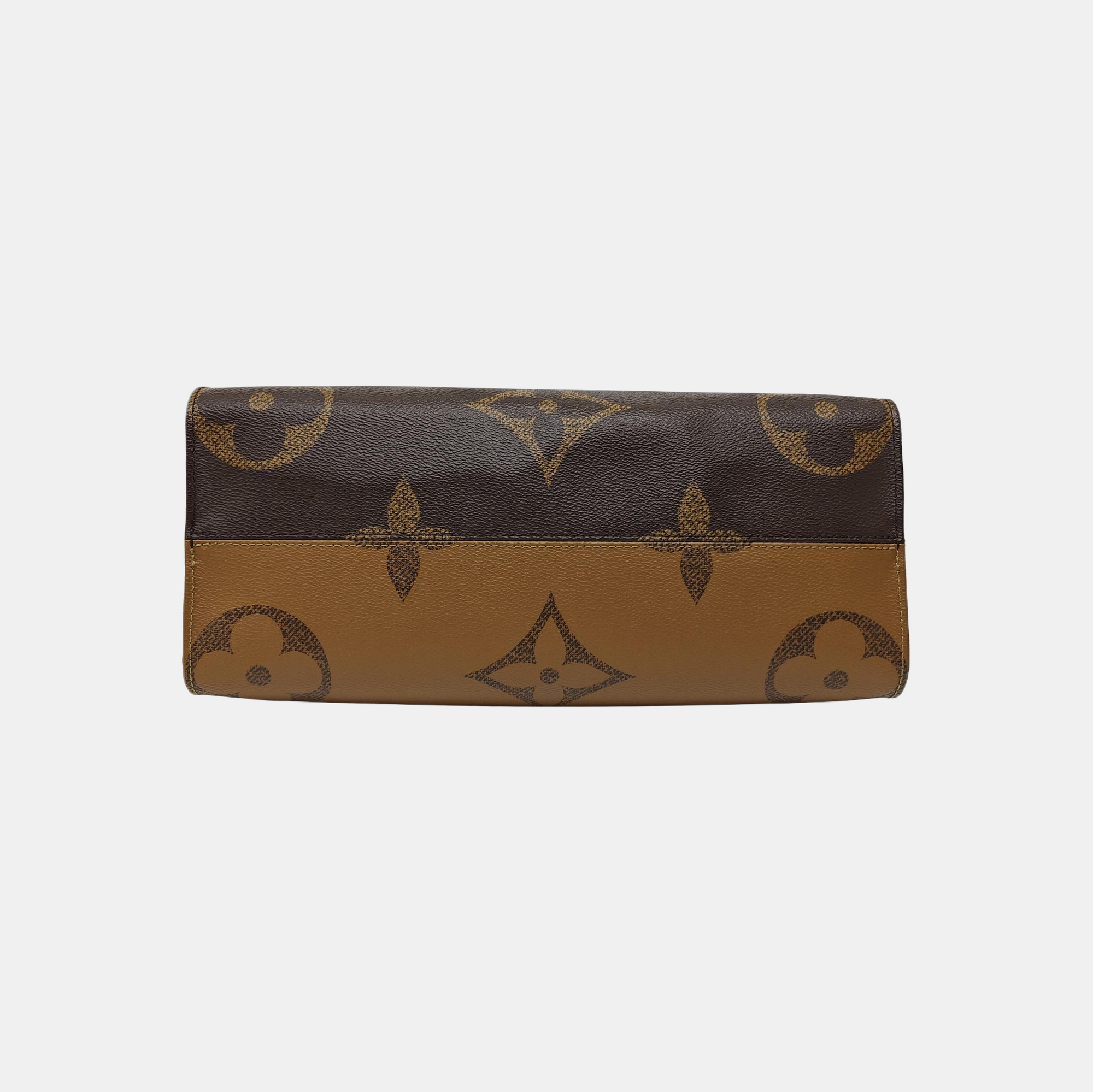 Authenticated pre-owned  ONTHEGO MM Monogram Coated Canvas Brown - Tote Bag at Looply