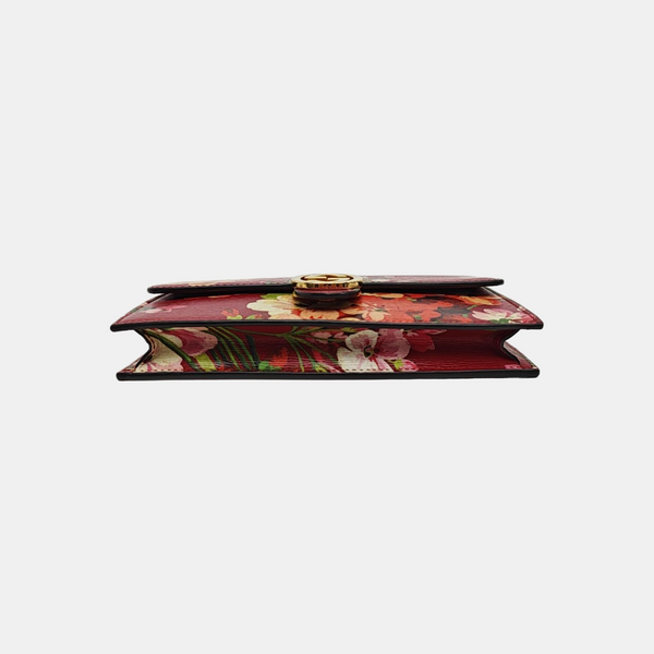 Interlocking G Small Calfskin Red