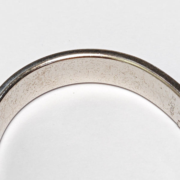 Clic H Metal Silver Bangle