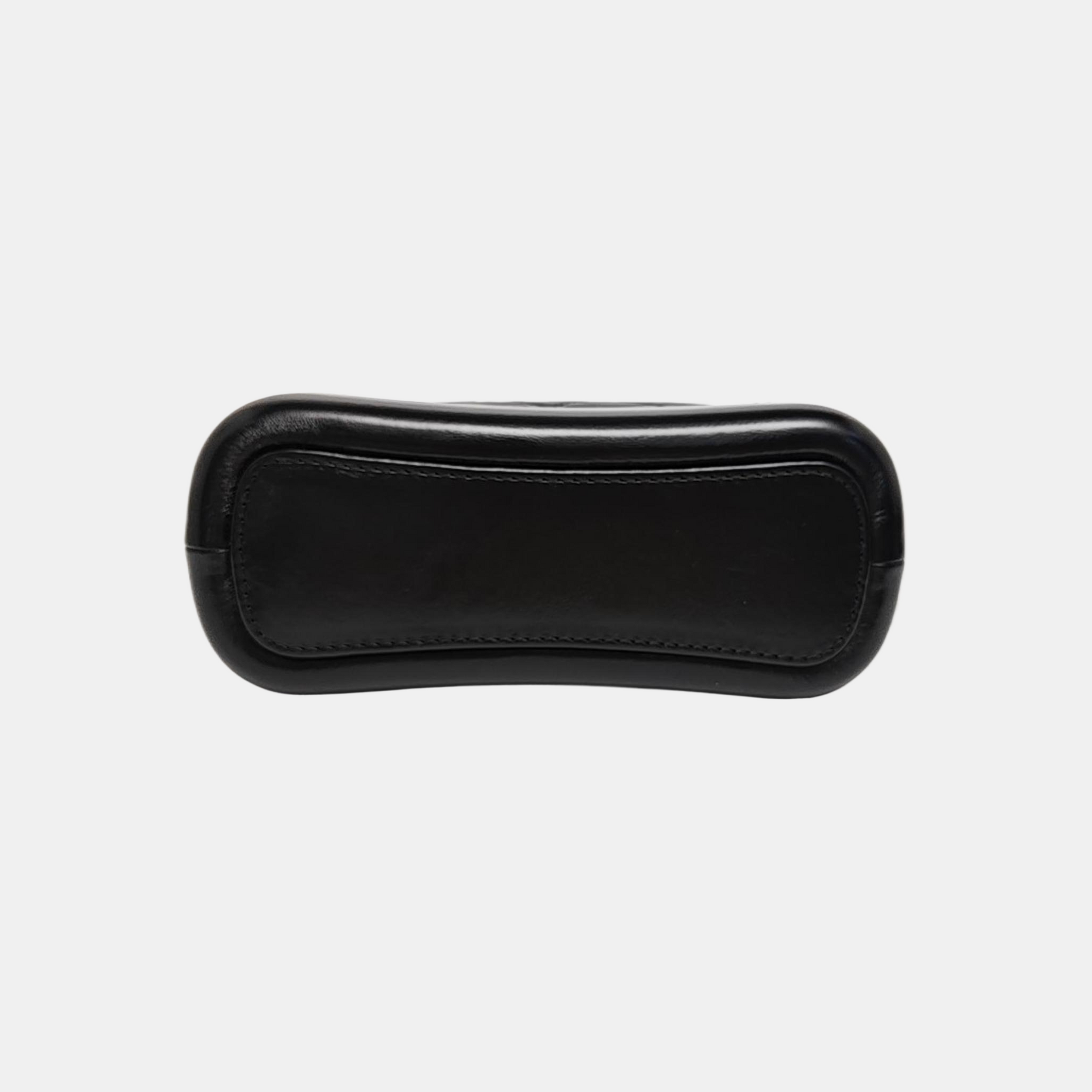 GABRIELLE Small Quilted Vintage Calf Black