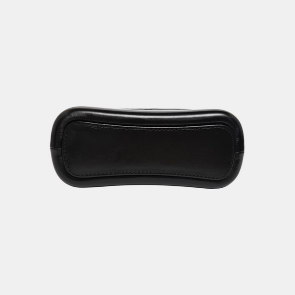 GABRIELLE Small Quilted Vintage Calf Black