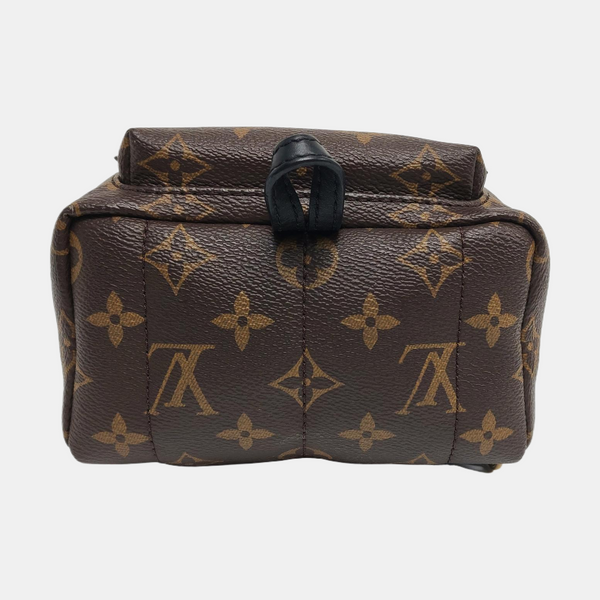 PALM SPRINGS Mini Monogram Coated Canvas Brown