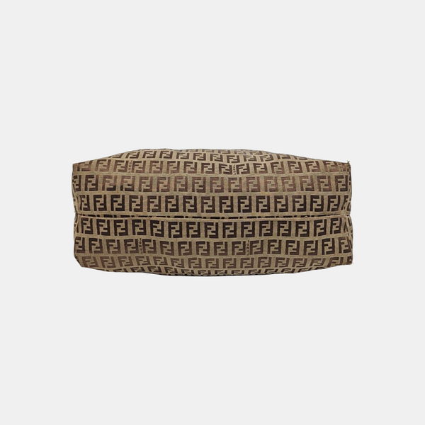Canvas Top Handle Bag Brown