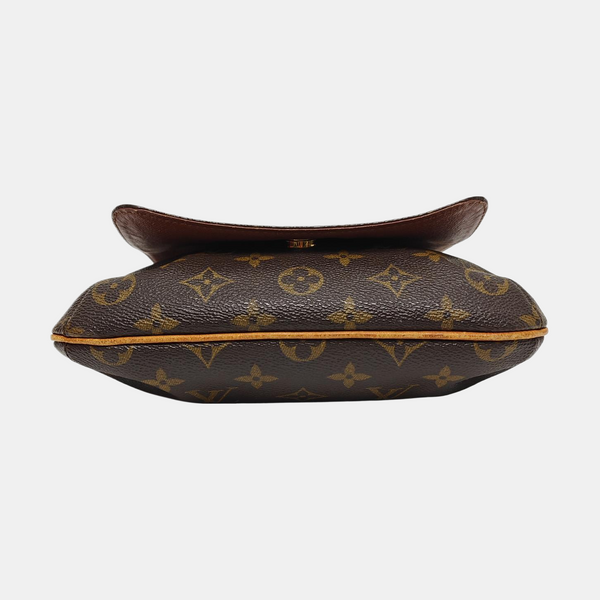 MUSETTE TANGO PM Monogram Coated Canvas Brown