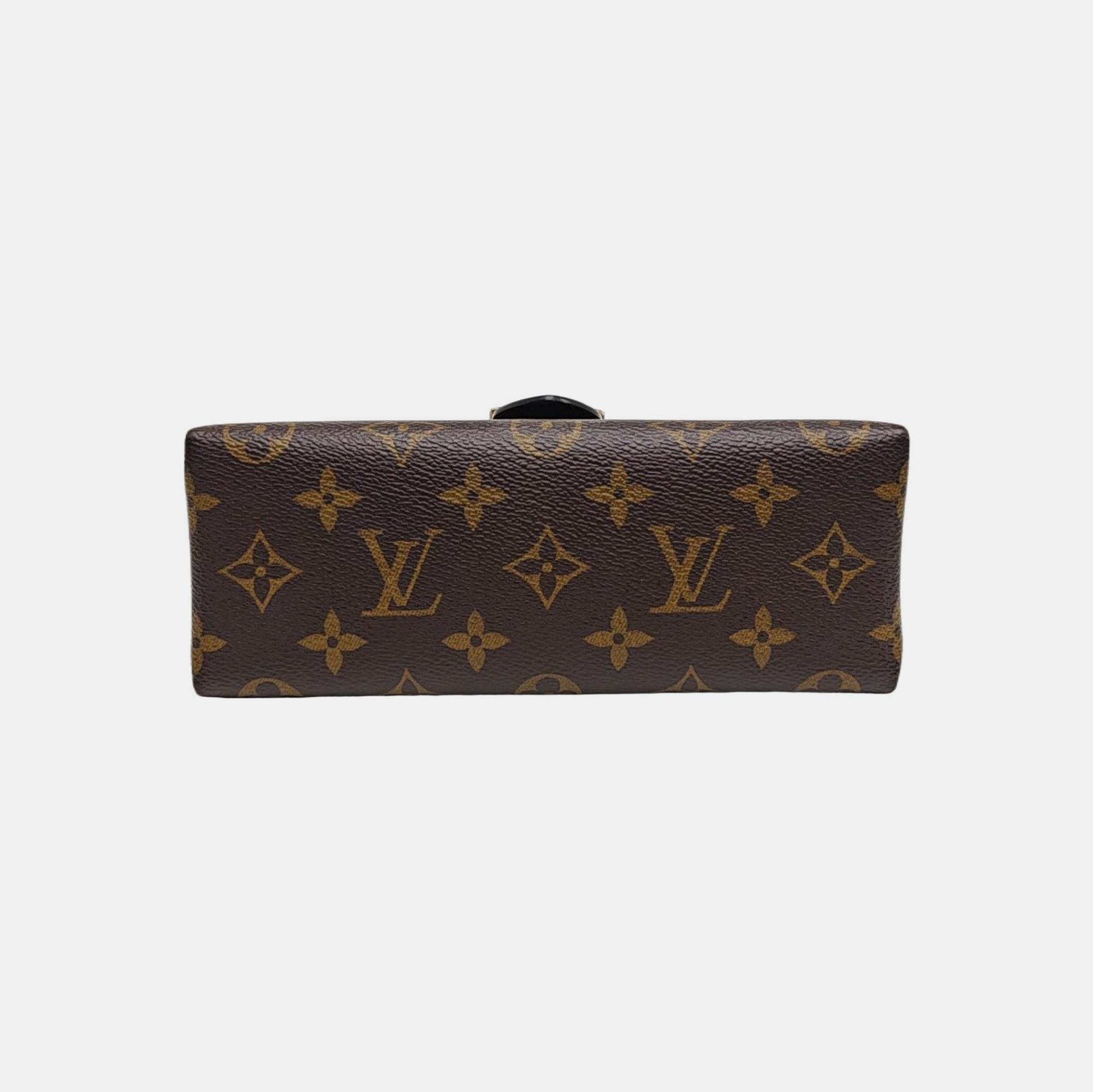 LOCKY BB Monogram Coated Canvas Brown