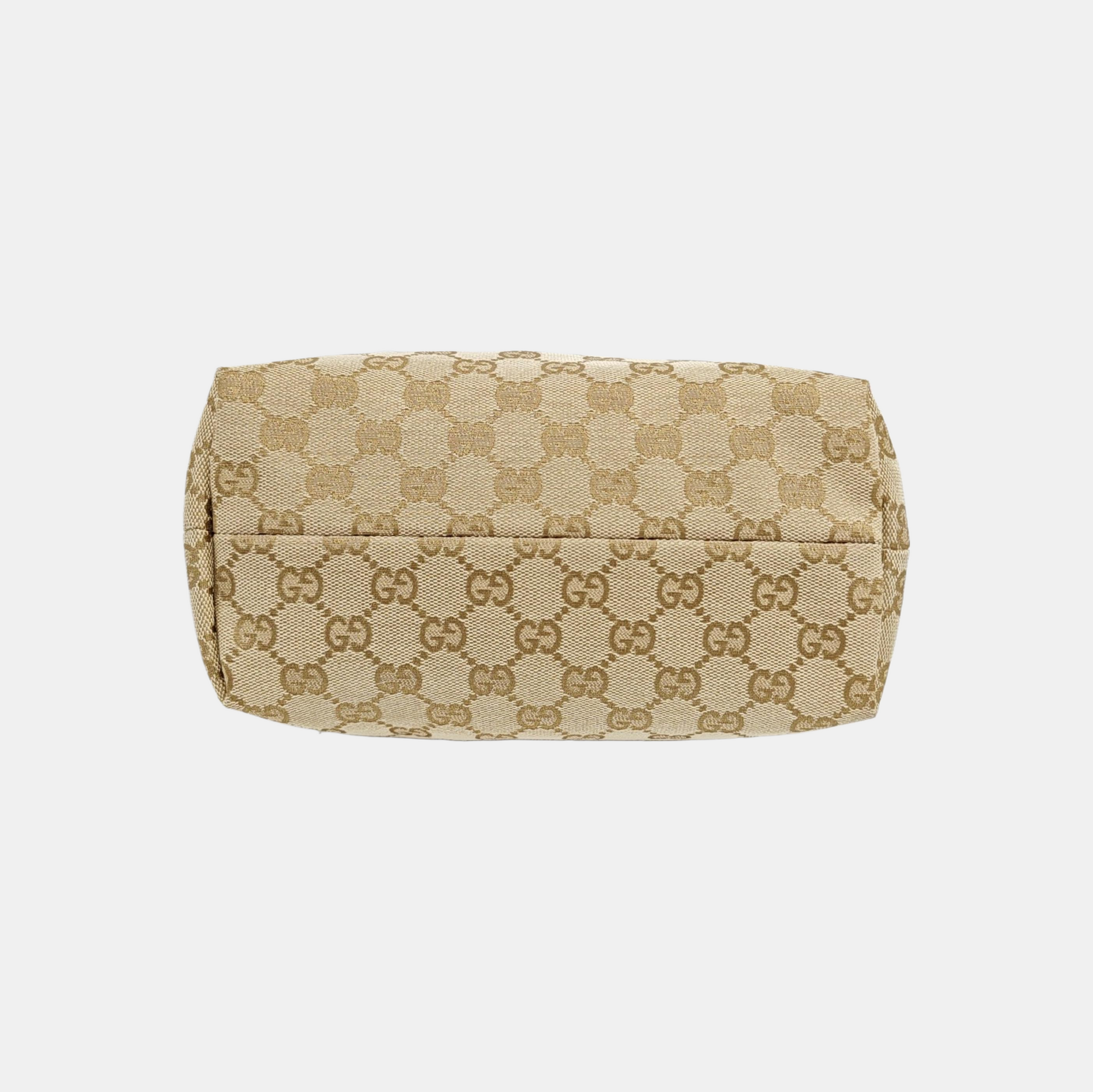Monogram Canvas Tote Bag Beige