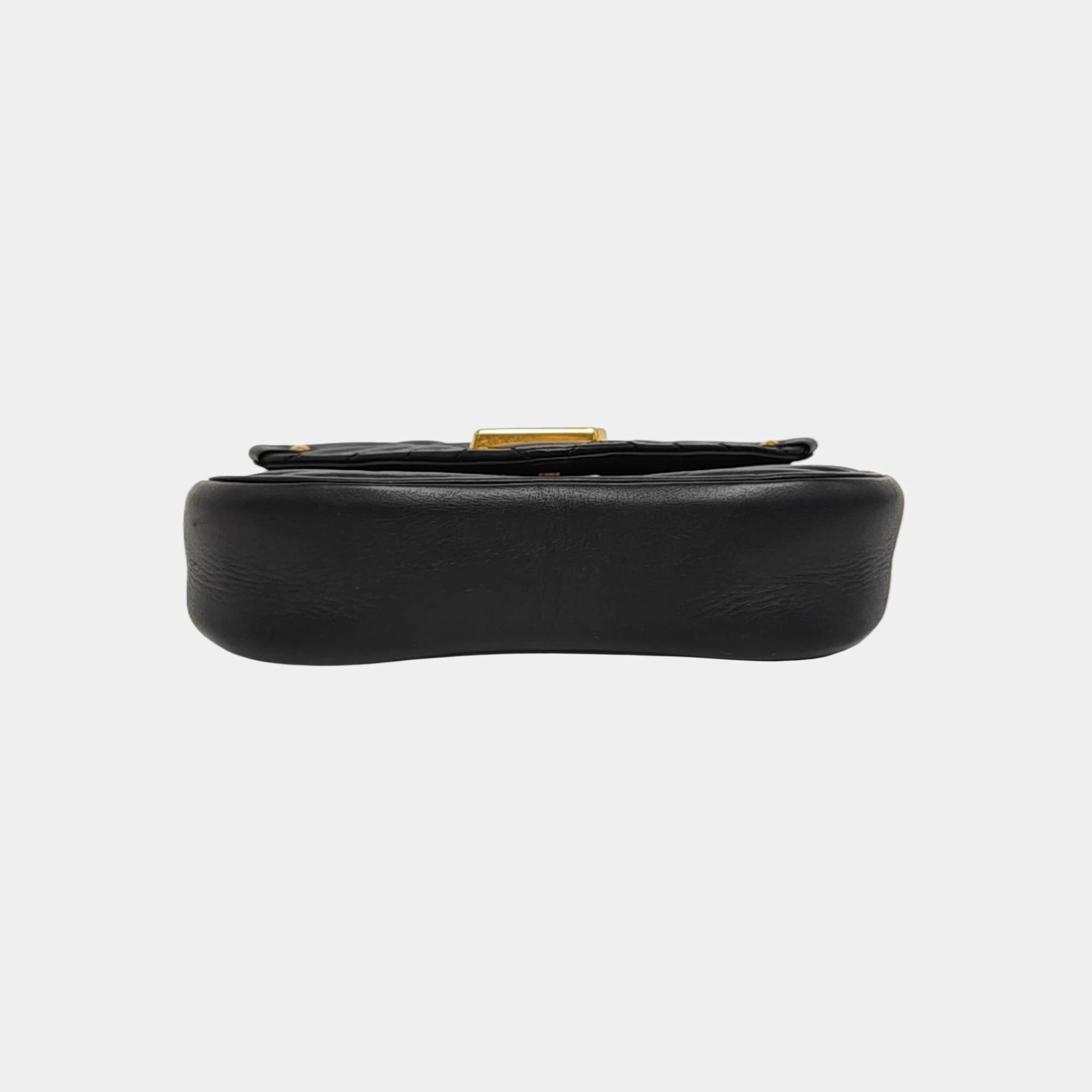 NEW WAVE PM Quilted Calfskin Black