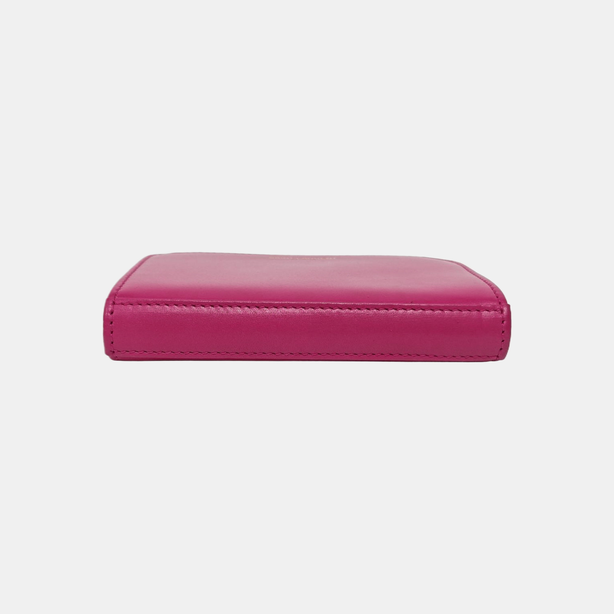 Leather Card Holder Red