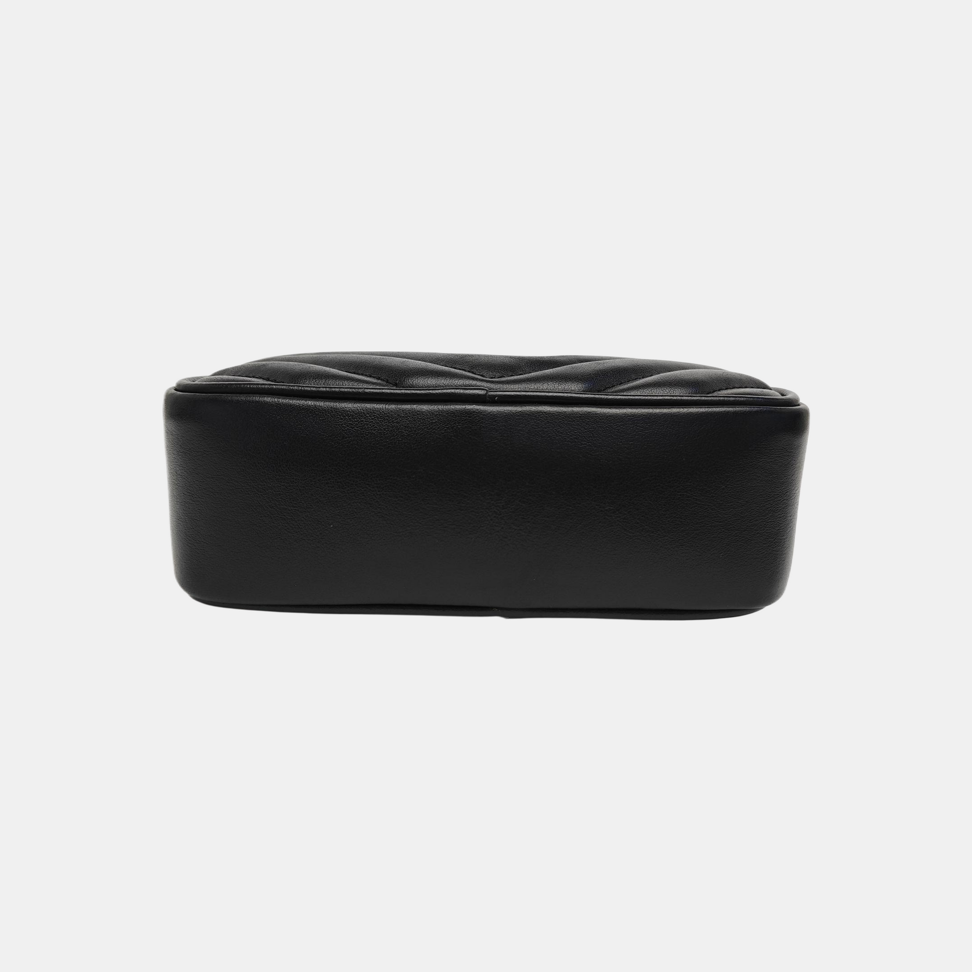 LOU Chevron Calfskin Black