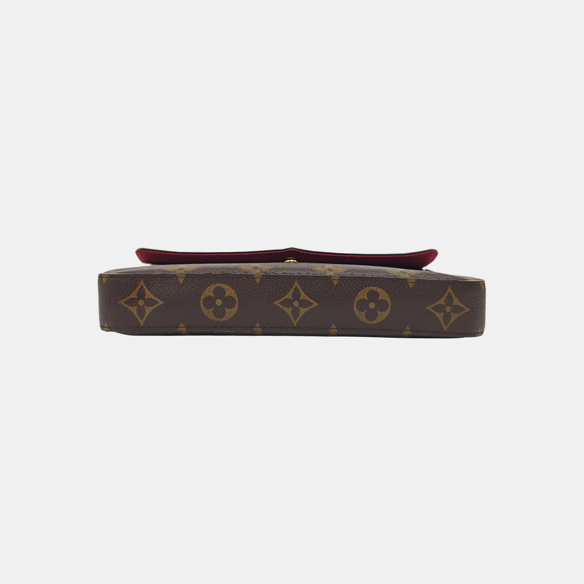FÉLICIE Monogram Coated Canvas Brown