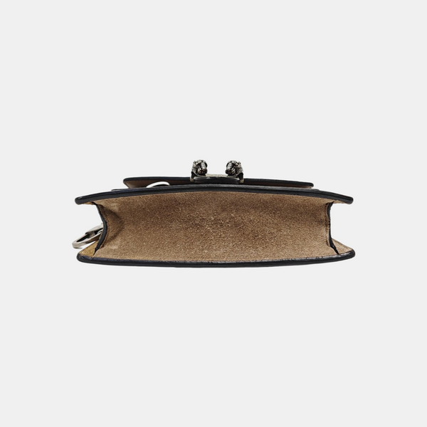 Dionysus Super Mini Monogram Coated Canvas Beige