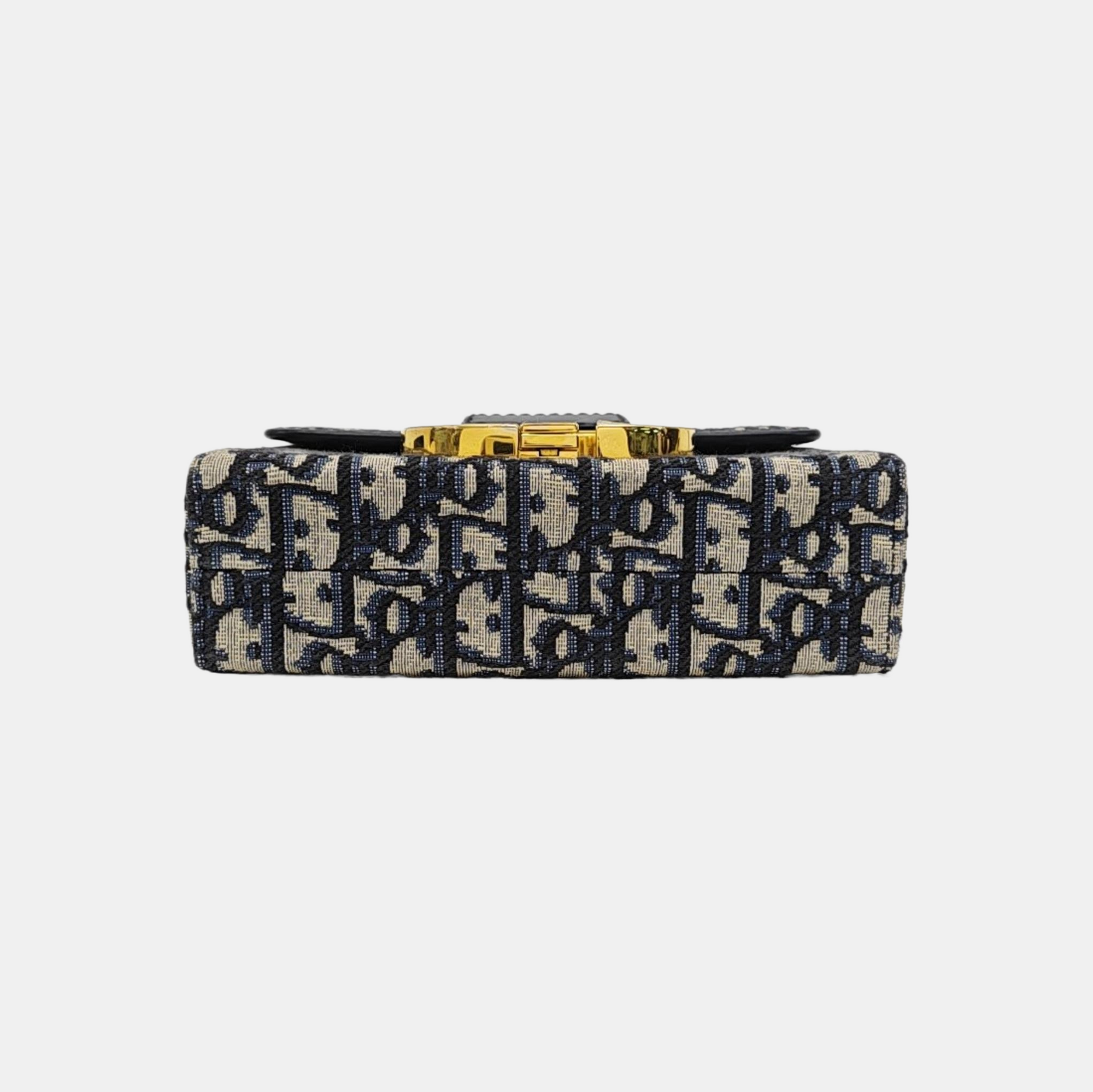 30 Montaigne Oblique Canvas Blue