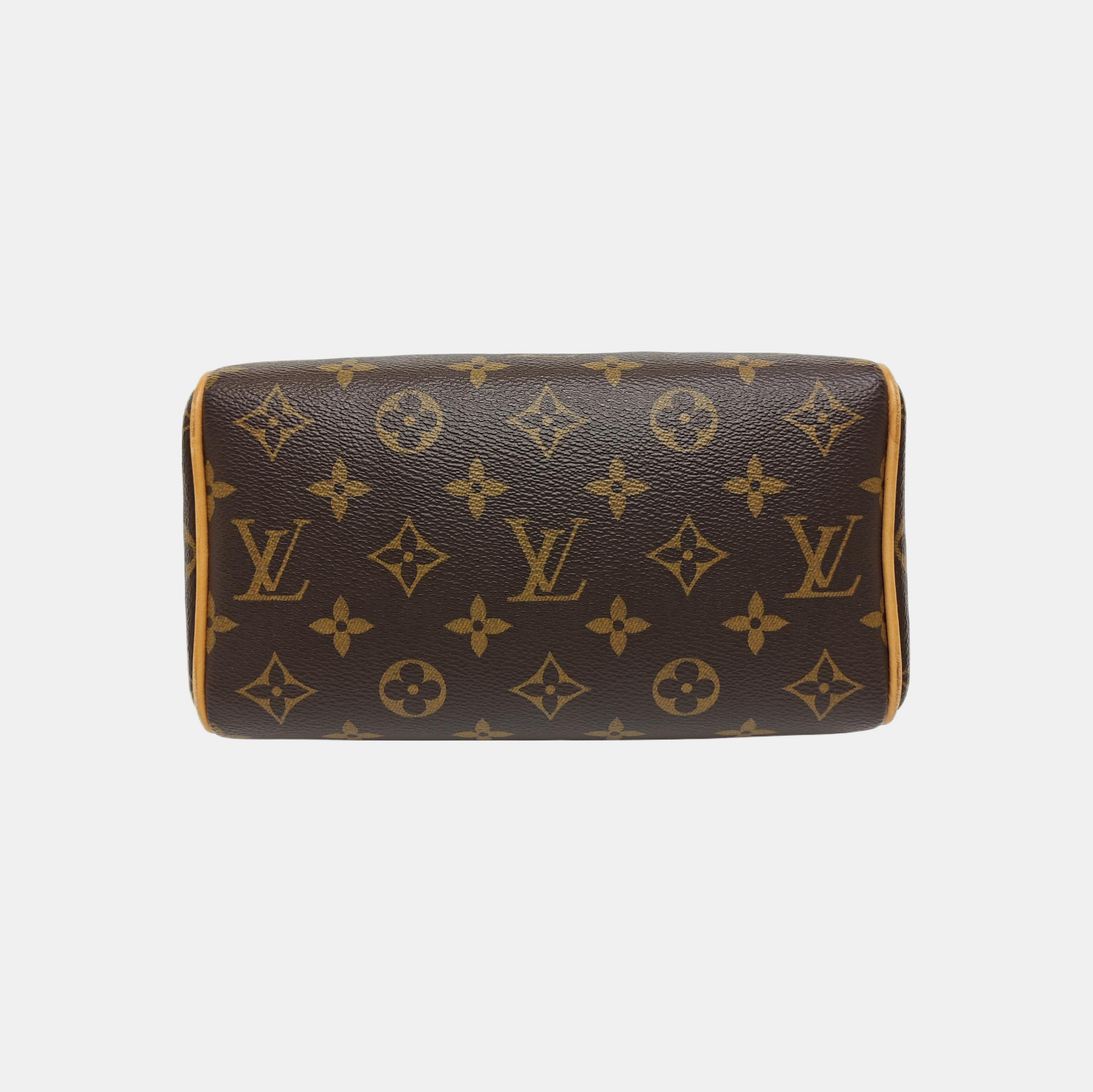 SPEEDY 20 Monogram Coated Canvas Brown