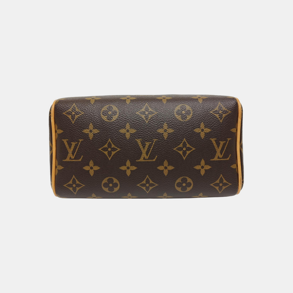 SPEEDY 20 Monogram Coated Canvas Brown