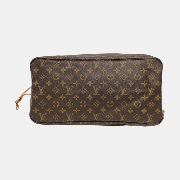 NEVERFULL GM Monogram Coated Canvas Brown