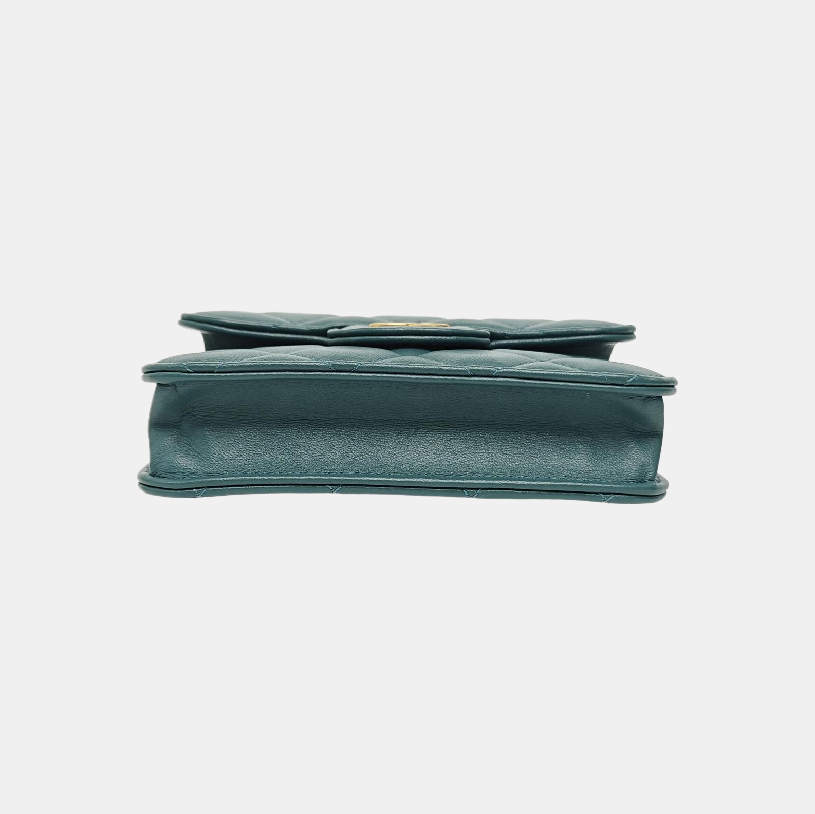 Quilted Lambskin Shoulder Bag Green